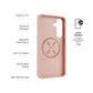Zadný kryt FIXED MagFlow s podporou MagSafe pre Samsung Galaxy S25+, ružový