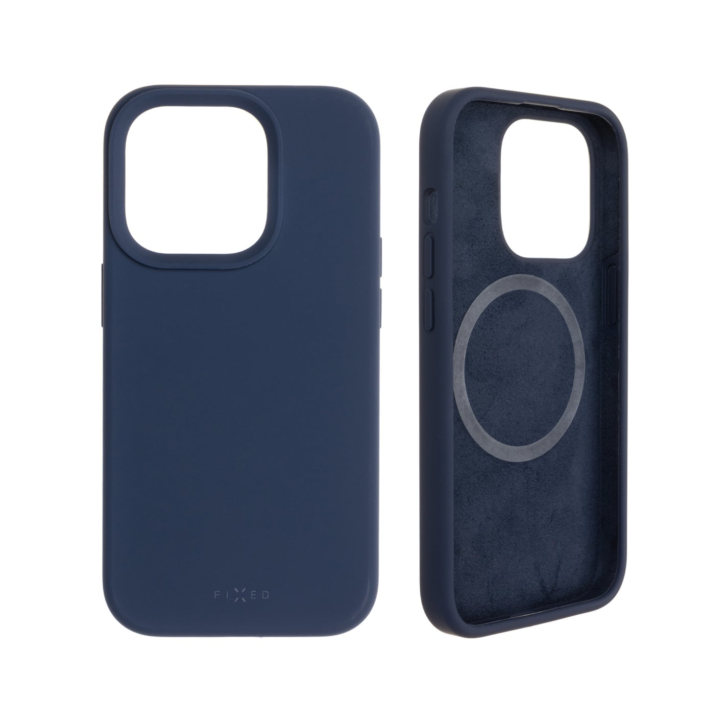 Zadný kryt FIXED MagFlow s podporou MagSafe pre Apple iPhone 14 Pro, modrý