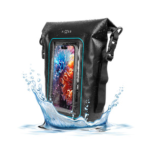 Voděodolný vak FIXED Float Bag s kapsou pro mobilní telefon 3L, černá