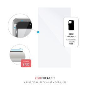 Ochranné tvrzené sklo FIXED pro Nintendo Switch 2, čiré