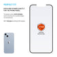 Ultra durable tempered glass FIXED Armor for Apple iPhone 17e/16e/14/13/13 Pro, black