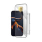 Extrem widerstandsfähiges Hartglas FIXED Long-Life mit anti-dust applikator für Apple iPhone 17 Pro, schwarz