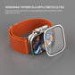 Premium ochronne szkło hartowane FIXED Armor ze stalową ramką do Apple Watch Ultra 49 mm, tytanowe