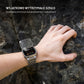 Premium ochronne szkło hartowane FIXED Armor ze stalową ramką do Apple Watch Ultra 49 mm, tytanowe