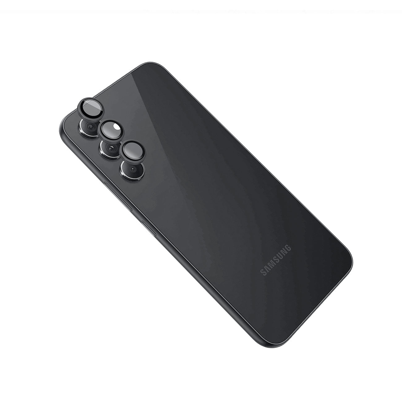 Ochranné sklá šošoviek fotoaparátov FIXED Camera Glass pre Samsung Galaxy A54 5G, čierna