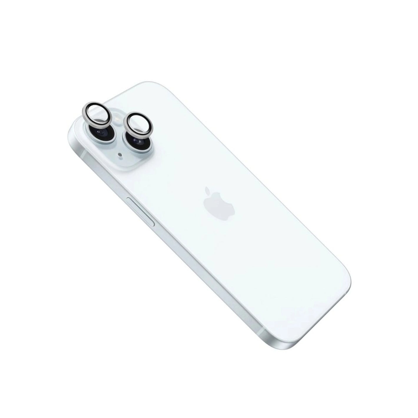 Ochranná skla čoček fotoaparátů FIXED Camera Glass pro Apple iPhone 15/15 Plus, stříbrná - FIXED