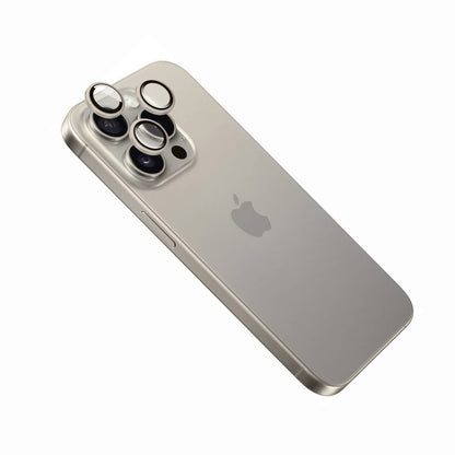 FIXED Kameraglas für Apple iPhone 15 Pro/15 Pro Max, natürliches Titan