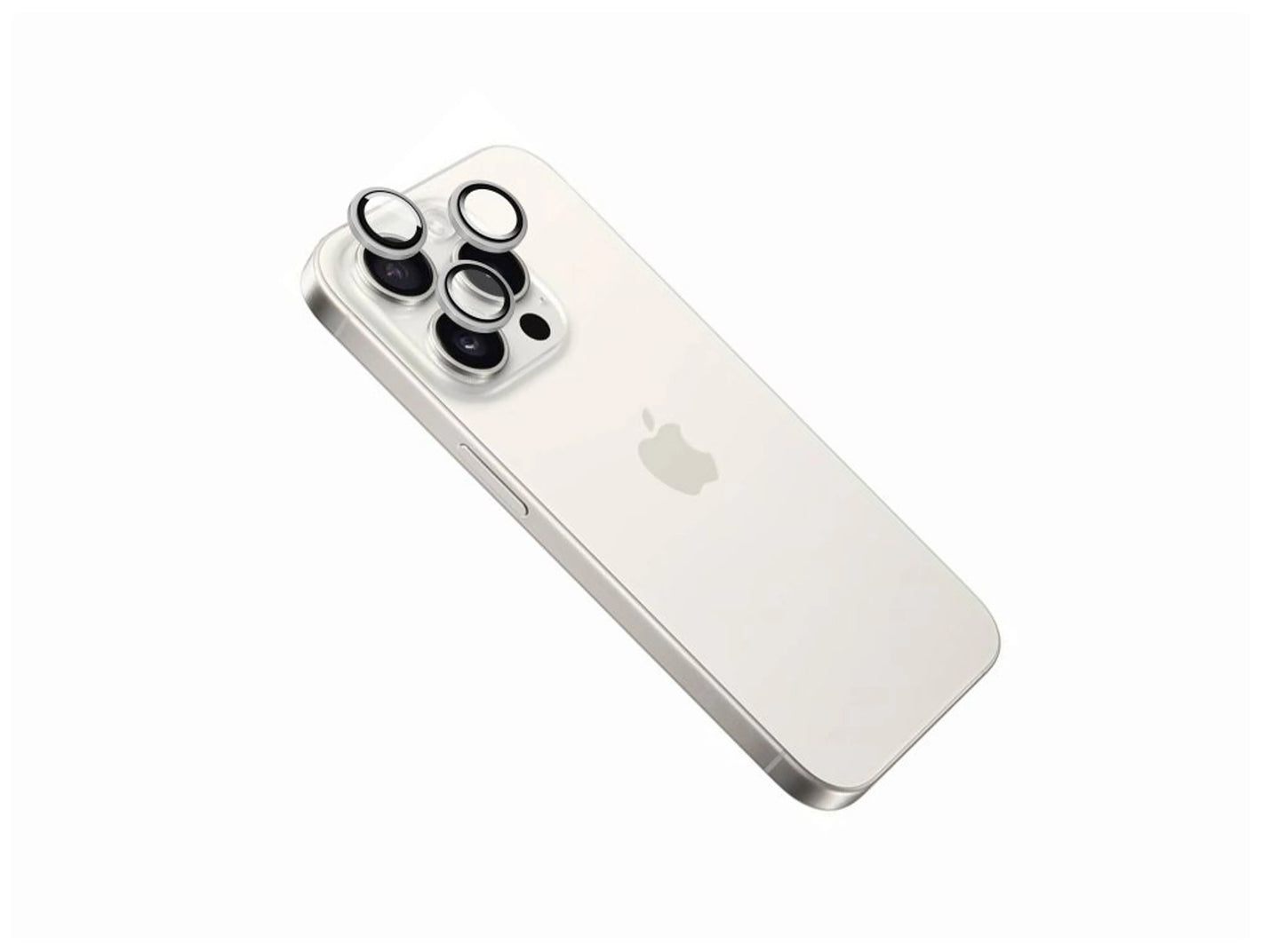 Ochranná skla čoček fotoaparátů FIXED Camera Glass pro Apple iPhone 16 Pro/16 Pro Max, stříbrná - FIXED