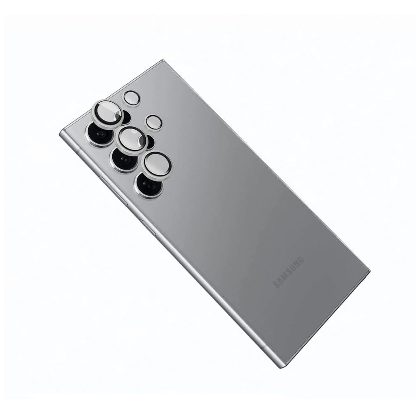 Ochranná skla čoček fotoaparátů FIXED Camera Glass pro Samsung Galaxy S25 Ultra, stříbrná - FIXED