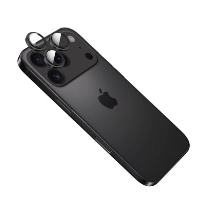Ochranná skla čoček fotoaparátů FIXED Armor Camera Glass pro Apple iPhone 17 Pro/Pro Max, černá