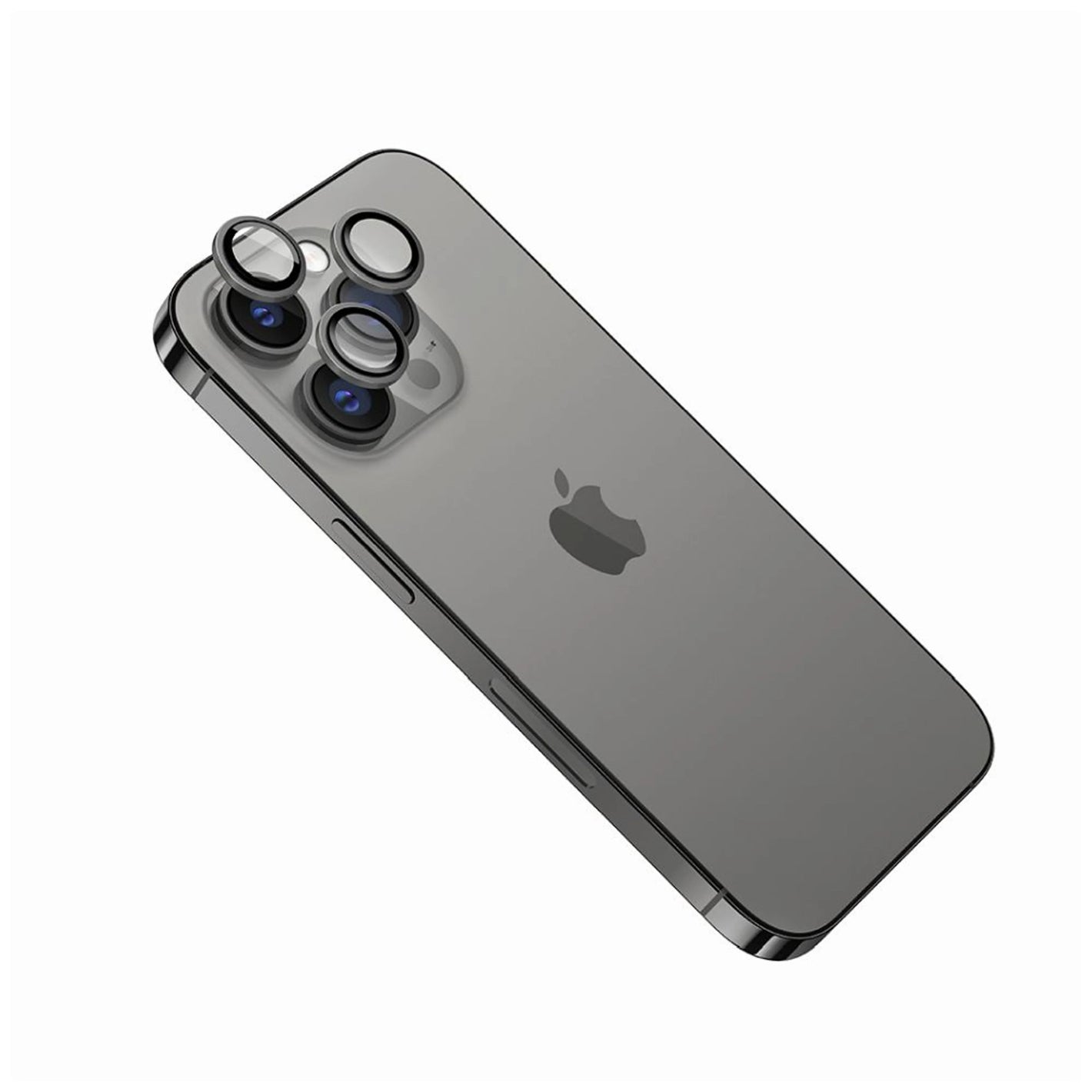Ochranná skla čoček fotoaparátů FIXED Camera Glass pro Apple iPhone 11/12/12 Mini, space gray - FIXED