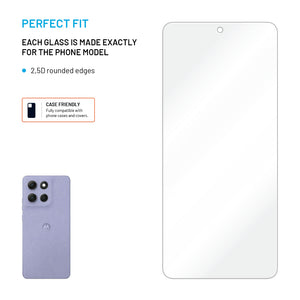 FIXED 2,5D Gehärtetes Glas für Motorola Moto G86 Power, 2 Stück, klar