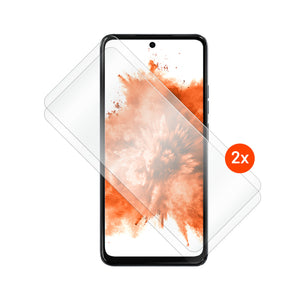 Gehärtetes Glas, fest montiert, für Motorola Moto G17, 2 Stück, klar