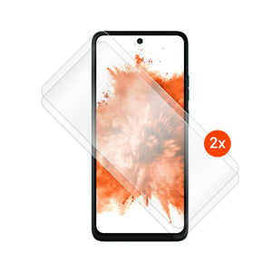 Gehärtetes Glas, fest montiert, für Motorola Moto G57 Power 5G, 2 Stück, klar