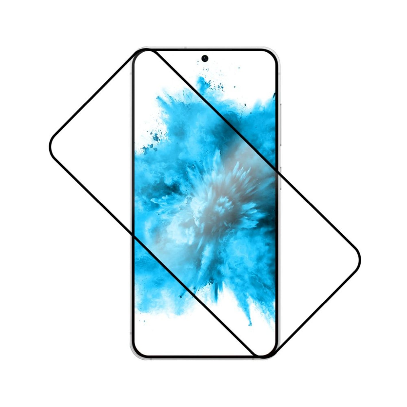 Ochranné tvrzené sklo FIXED Full-Cover pro Samsung Galaxy S24+/S25+, černé - FIXED