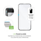 Ochronne szkło hartowane FIXED Full-Cover dla Apple iPhone 16, klejenie na całym ekranie, czarny