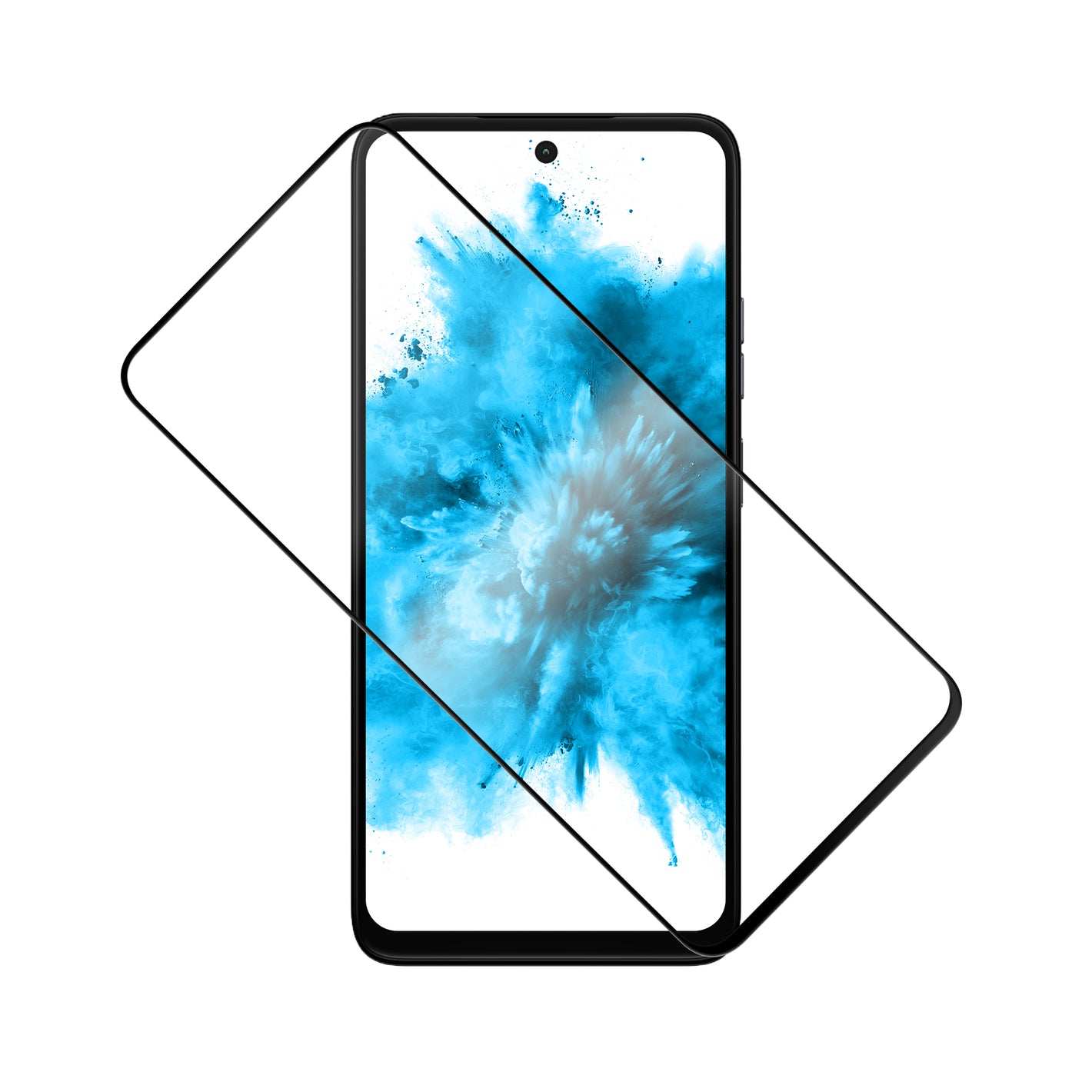 Ochranné tvrdené sklo FIXED Full-Cover pre Motorola Moto G35 5G, čierne