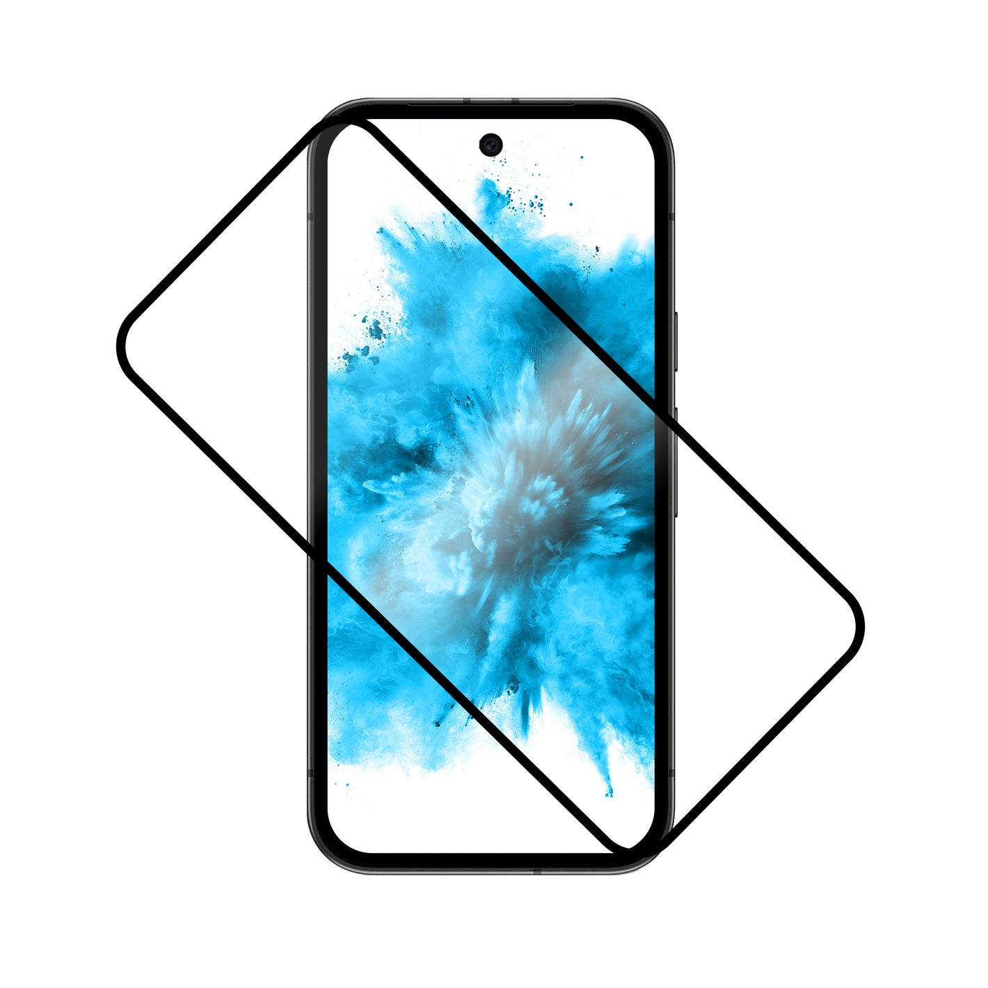 FIXED Full Cover 2,5D Tempered Glass for Google Pixel 9a, black