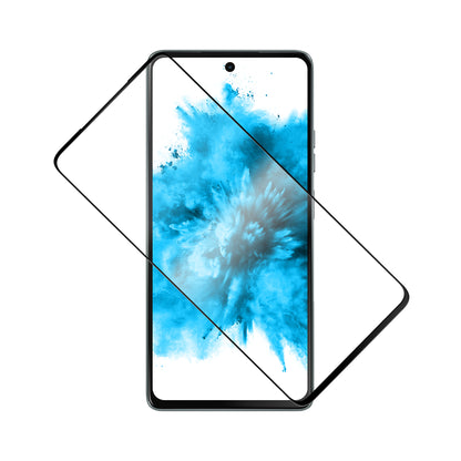 FIXED Full-Cover 2,5D Schutzglas für Motorola Moto G75 5G, schwarz