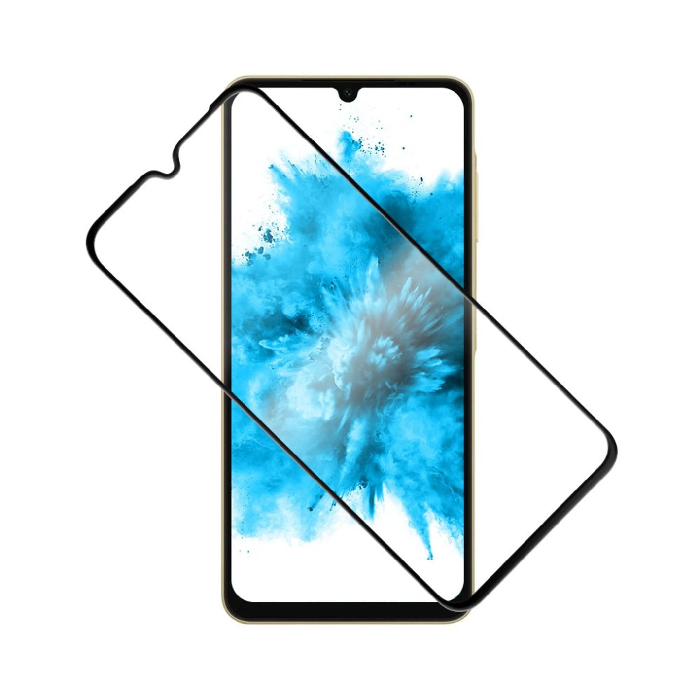 Ochranné tvrzené sklo FIXED Full-Cover pro Samsung Galaxy A06s, černé - FIXED