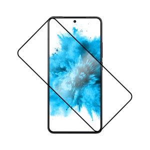 FIXED Full-Cover 2,5D Schutzglas für POCO F7, schwarz