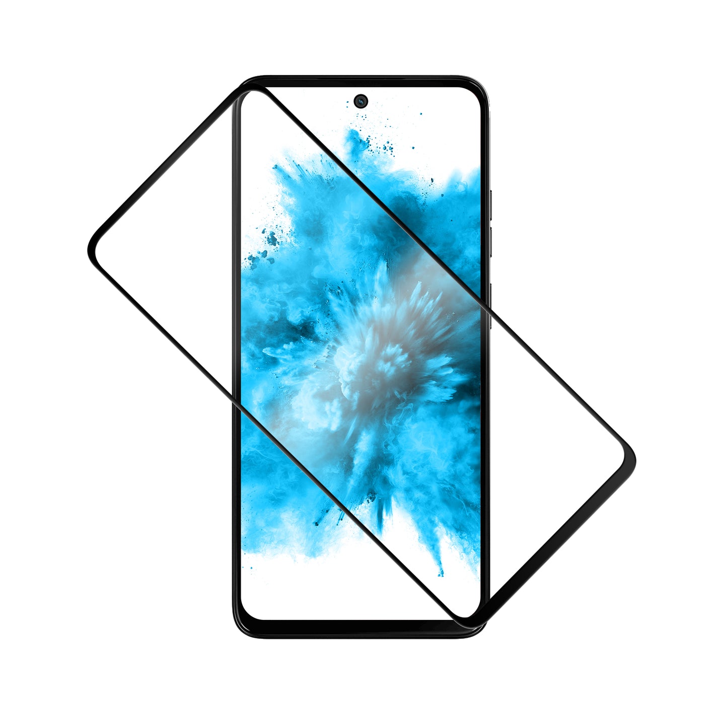 Ochranné tvrdené sklo FIXED Full-Cover pre Motorola Moto G15/Power, čierne