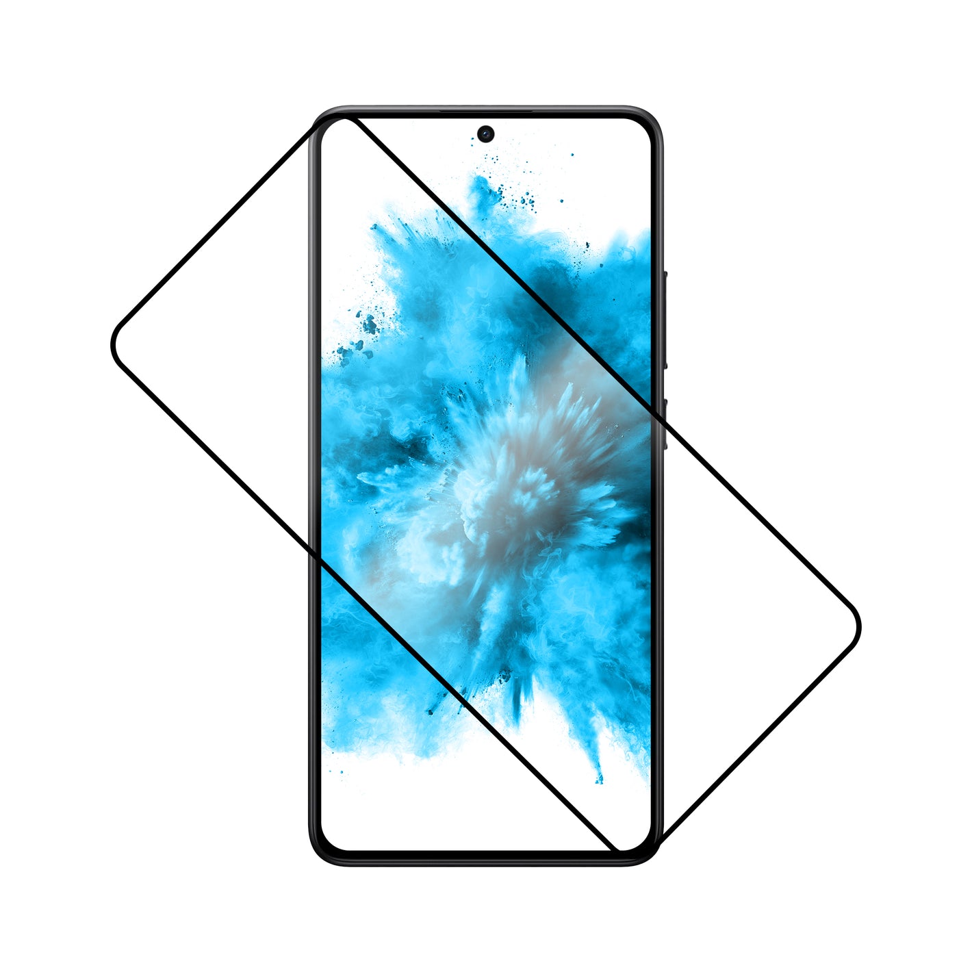 Ochranné tvrdené sklo FIXED Full-Cover pre POCO X7 Pro, lepenie cez celý displej, čierne