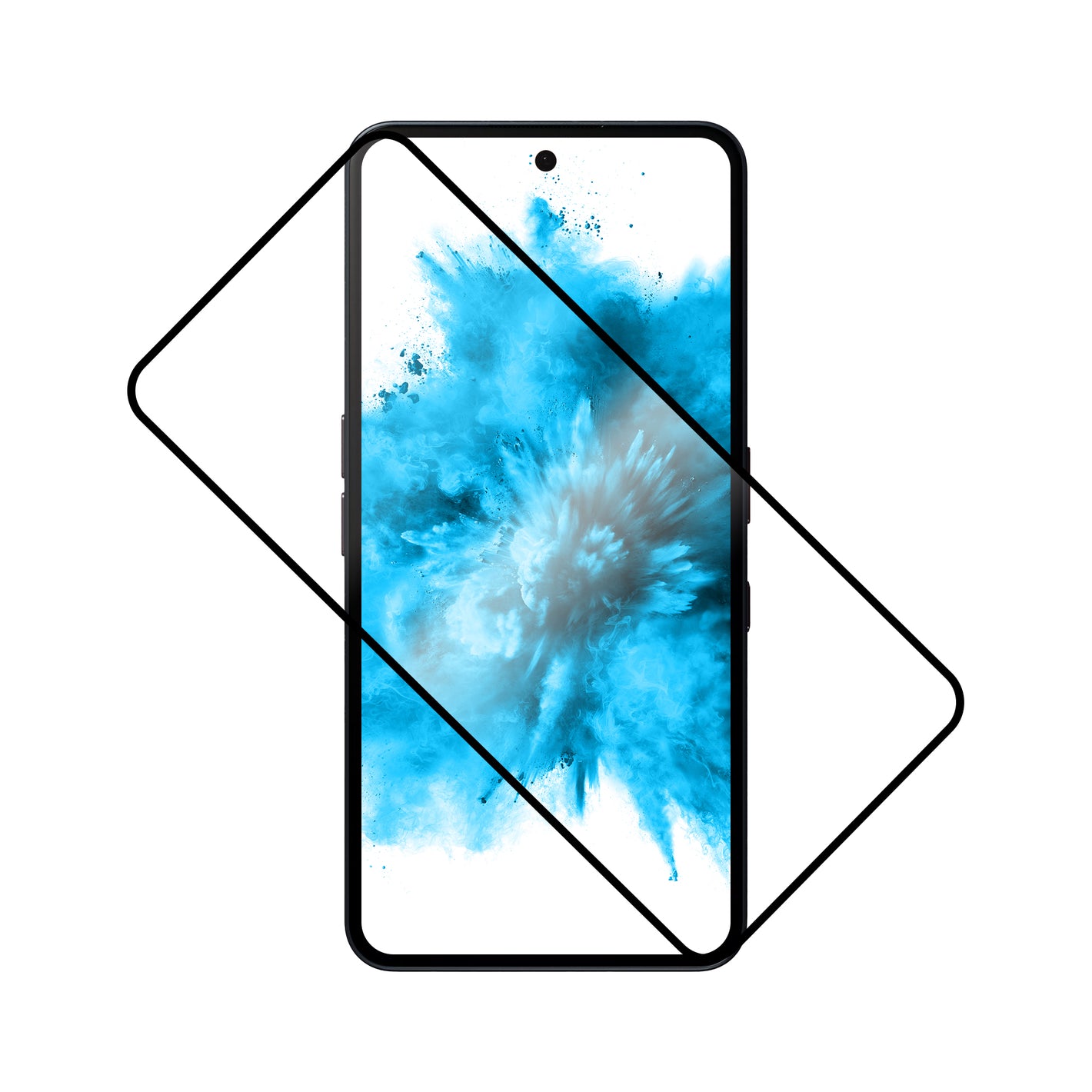 Ochranné tvrdené sklo FIXED Full-Cover pre Nothing Phone (3a) 5G/Pro 5G, lepenie cez celý displej, čierne