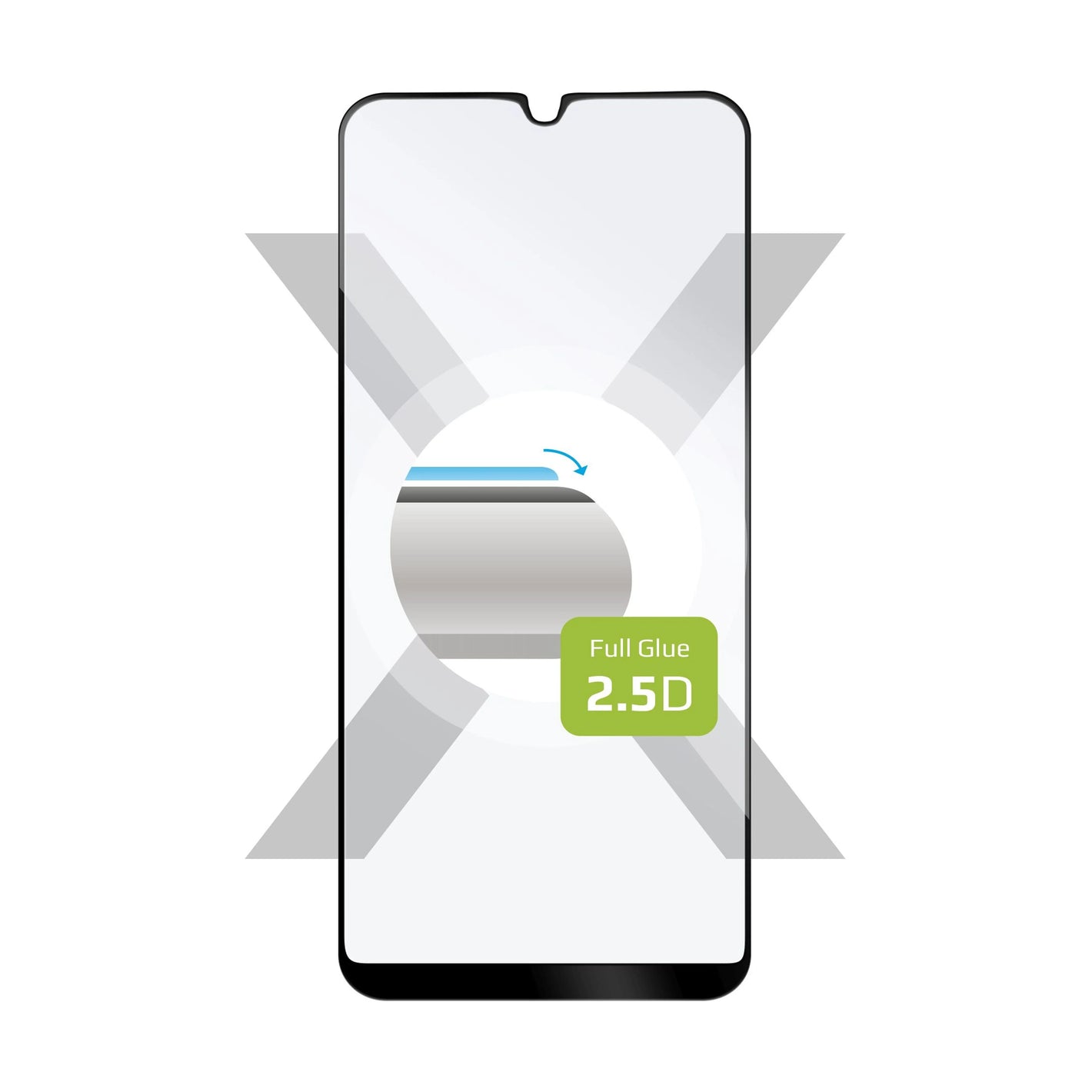 Ochranné tvrzené sklo FIXED Full-Cover pro Samsung Galaxy A20e, černé - FIXED