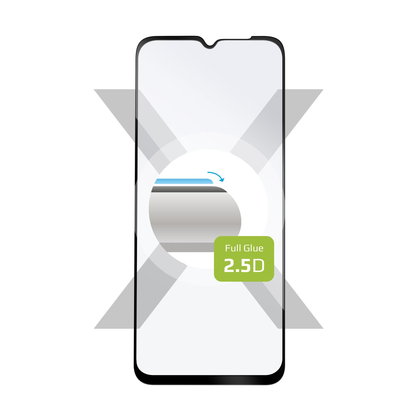 Ochranné tvrdené sklo FIXED Full-Cover pre Realme C11 (2021), čierne