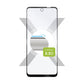 FIXED Full-Cover 2,5D Schutzglas für Motorola Moto E32s, schwarz