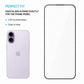 Tvrzené sklo FIXED Full-Cover 2ks s anti-dust aplikátorem pro Apple iPhone 17, černé