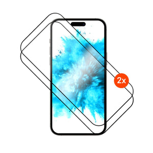 Tvrzené sklo FIXED Full-Cover s aplikátorem pro Apple iPhone 17 Pro Max, 2ks, černé - FIXED