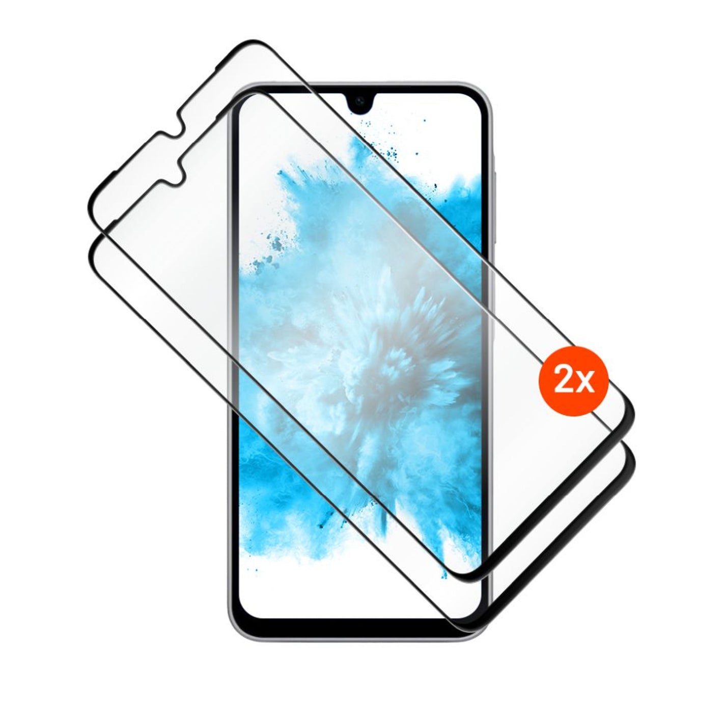 Tvrzené sklo FIXED Full-Cover s aplikátorem pro Samsung Galaxy A17 4G/5G, 2ks, černé - FIXED