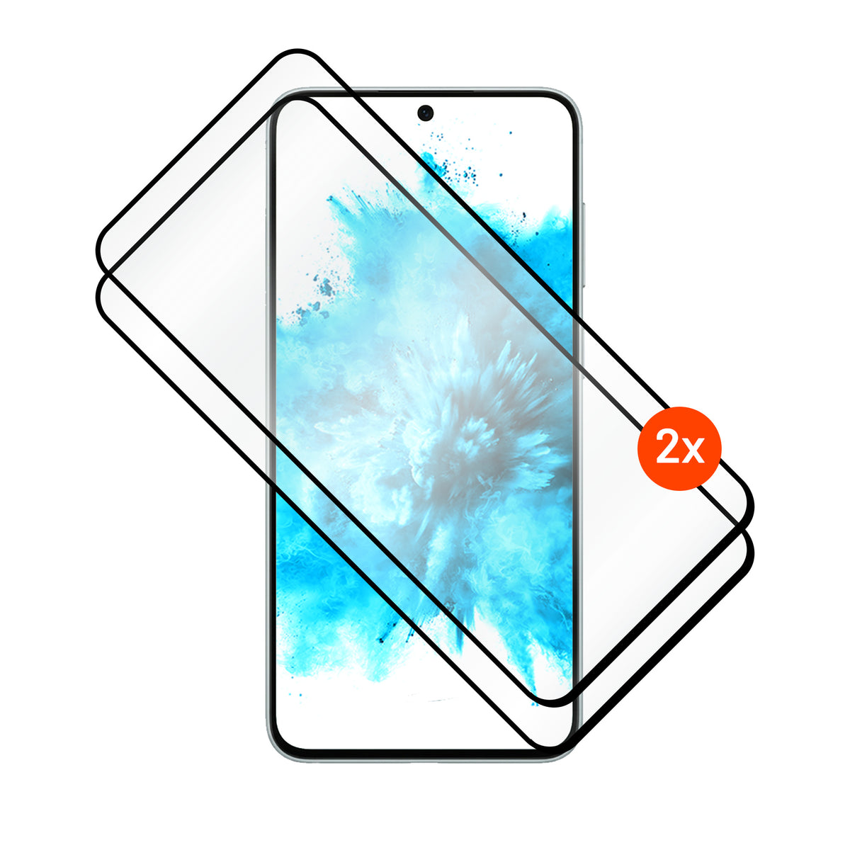 Tvrzené sklo FIXED Full-Cover s aplikátorem pro Samsung Galaxy S26 FE, 2ks, černé
