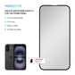 Ochranné tvrdené sklo FIXED Privacy Full-Cover pre Apple iPhone 16 Plus, lepenie cez celý displej, čierne