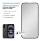 FIXED Privacy Ochronne szkło hartowane Full-Cover dla Apple iPhone 16 Plus, przylepne na cały ekran, czarne