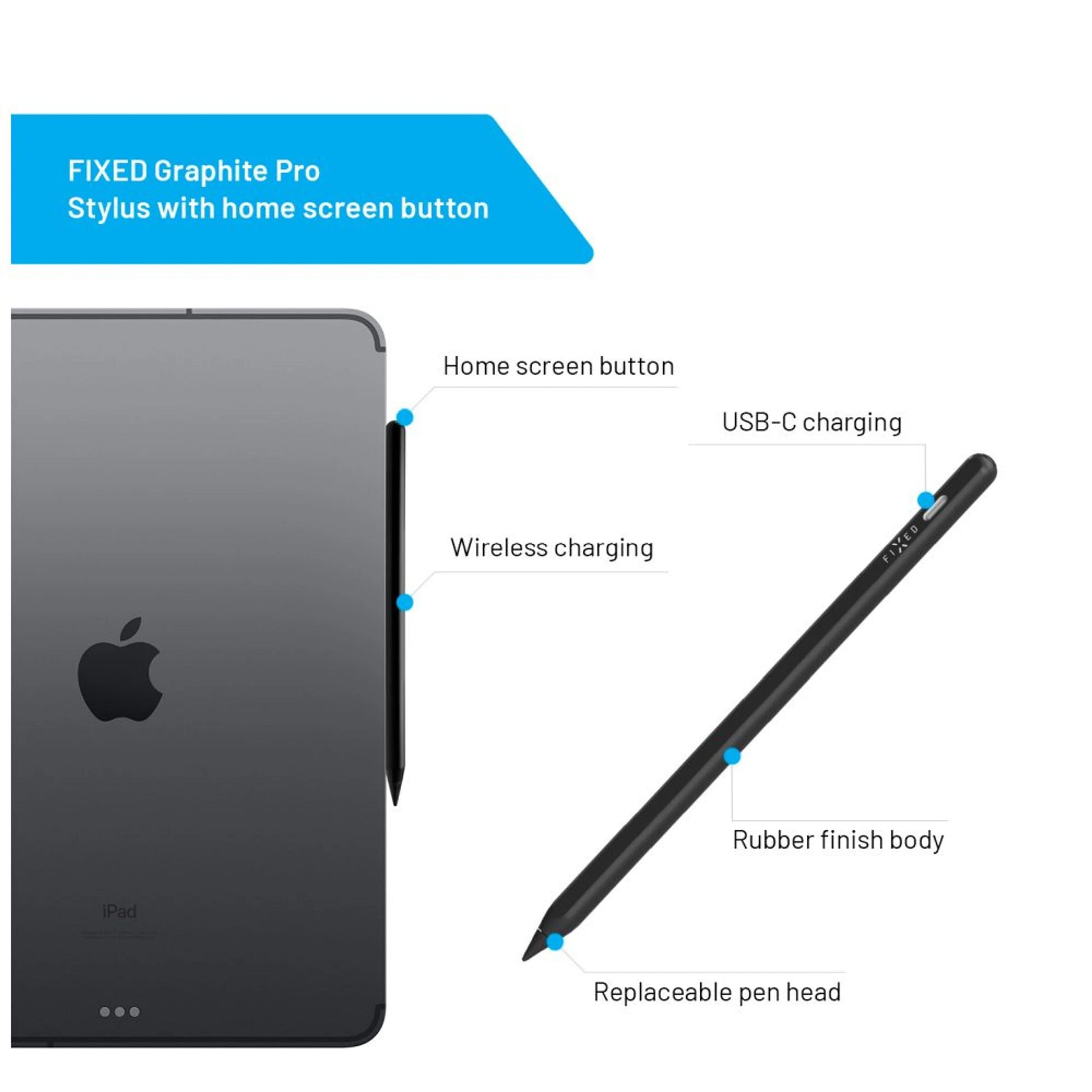 FIXED Graphite Pro, black - Main Image