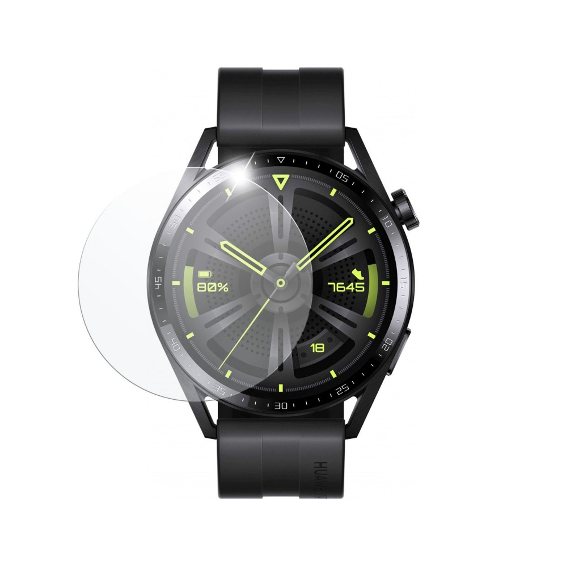 Twarda szyba ochronna FIXED do smartwatcha Huawei Watch GT 3 Pro, 2 sztuki w opakowaniu, przezroczysta - FIXED