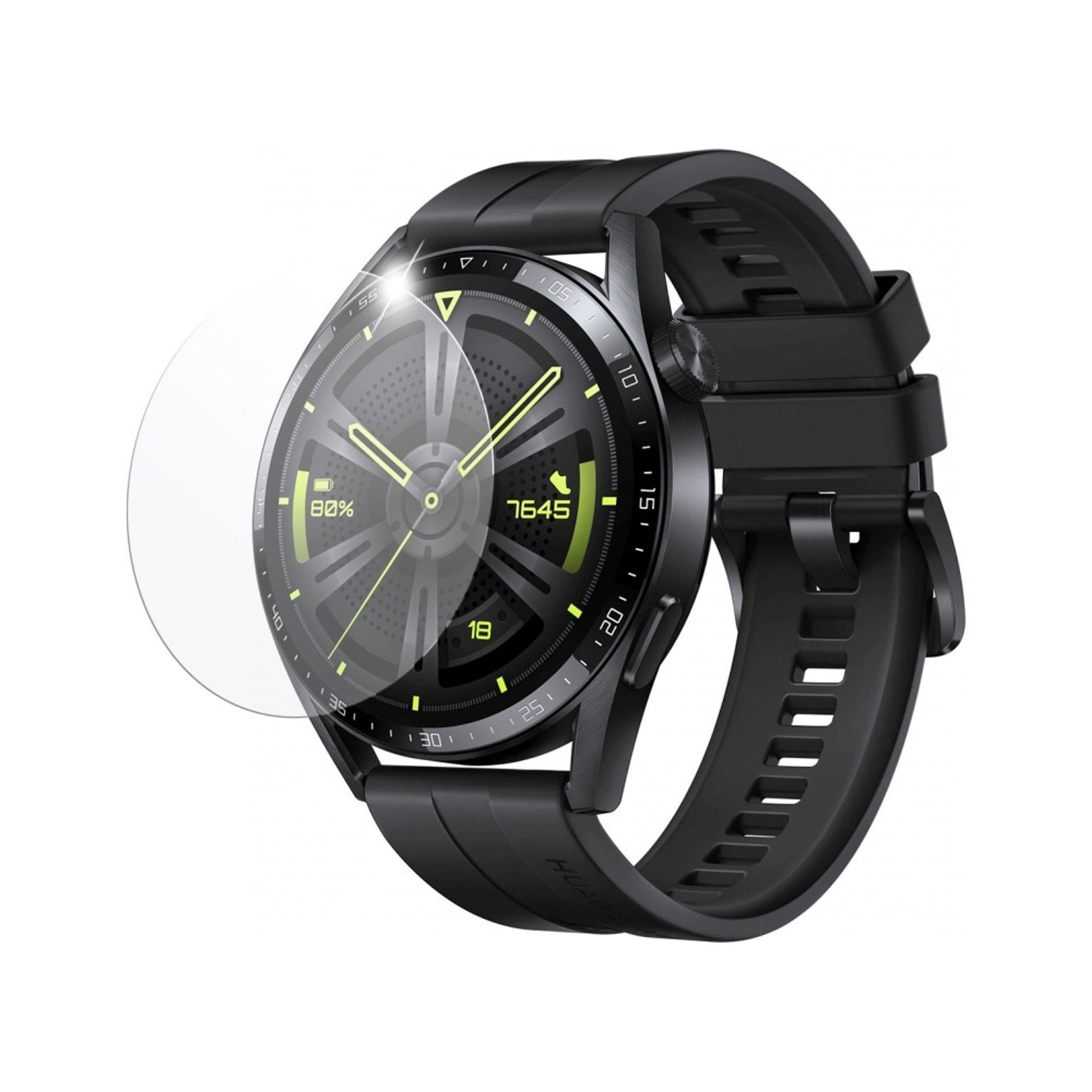 Twarda szyba ochronna FIXED do smartwatcha Huawei Watch GT 3 Pro, 2 sztuki w opakowaniu, przezroczysta - FIXED