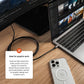 Video kábel FIXED s konektormi USB-C/HDMI, USB-C 3.1 Gen 2 18Gbps, HDMI 2.0 4K60Hz, 2m, sivý