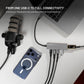 5-Port-USB-C-Festverteiler aus Aluminium, für Laptops und Tablets, 100 W, PD 3.0, Space Grau