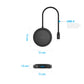 6-portowy port USB-C FIXED MagHUB z bezprzewodowym ładowaniem, do laptopów i tabletów, czarny