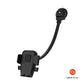 Univerzální držák do auta FIXED Iconiq Flex XL s flexibilní ohebnou nohou na sklo nebo na palubní desku, černý