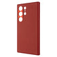 Kožený zadní kryt FIXED MagLeather s podporou MagSafe pro Samsung Galaxy S24 Ultra, červený