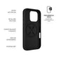 Skórzane tylne etui FIXED MagLeather z obsługą MagSafe do Apple iPhone 16 Pro, czarne