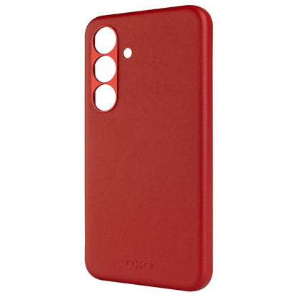 FIXED MagLeather für Samsung Galaxy S25, rot