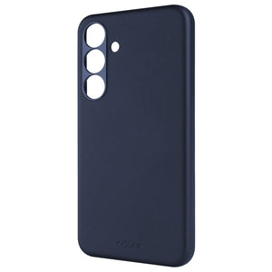 Kožený zadní kryt FIXED MagLeather s podporou MagSafe pro Samsung Galaxy S25+, modrý