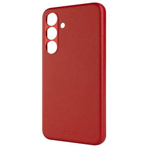 Kožený zadní kryt FIXED MagLeather s podporou MagSafe pro Samsung Galaxy S25+, červený