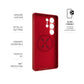 FIXED MagLeather for Samsung Galaxy S25 Ultra, red